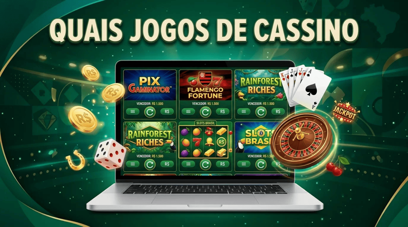 Jogos de cassino online populares no Brasil